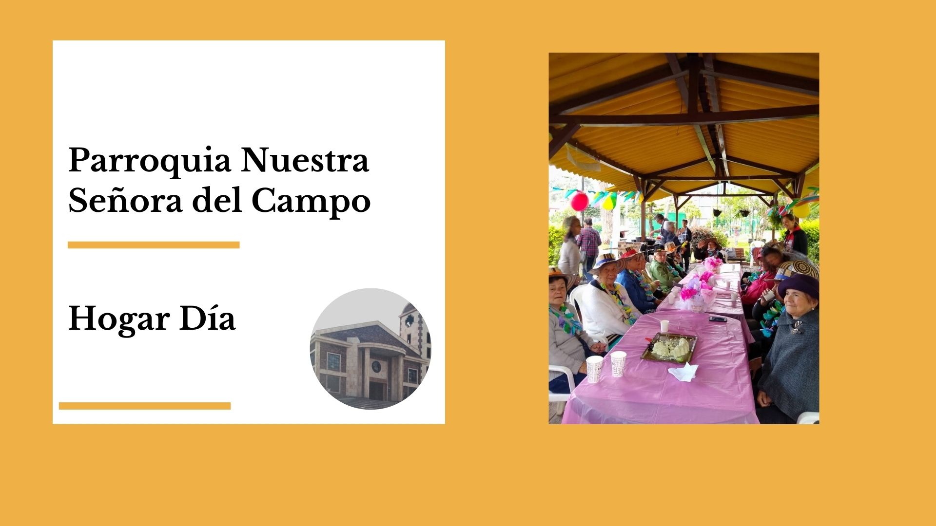 Programa Parroquial de Apoyo y cuidado del adulto Mayor.