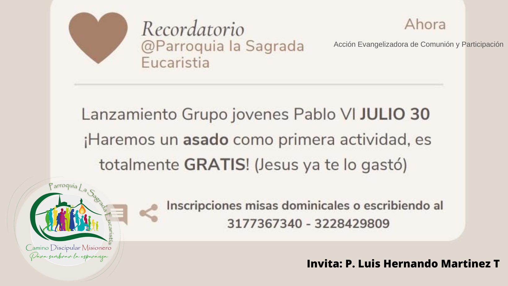 Grupo Juvenil Jeremías 1, 6-7