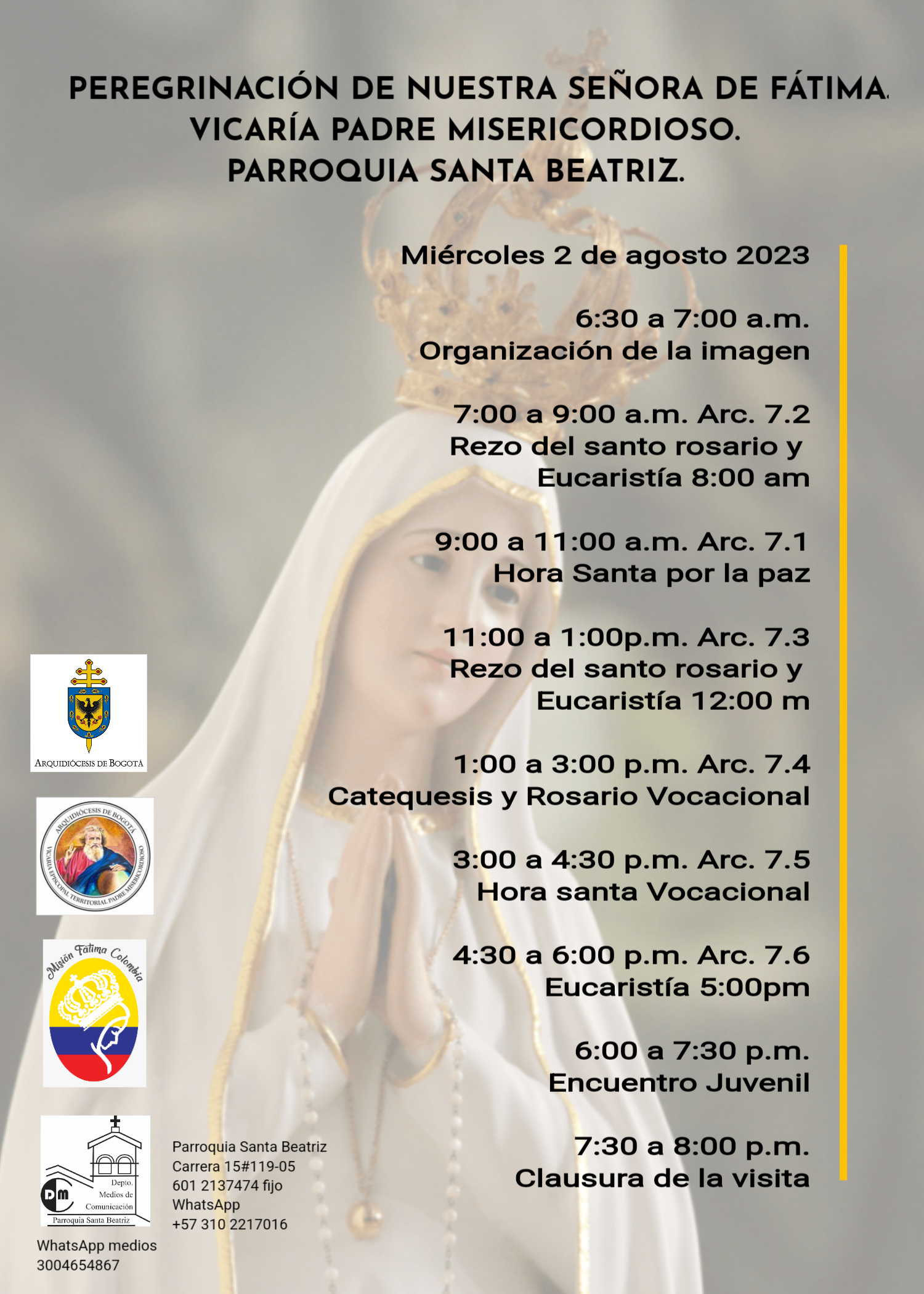 virgen de Fátima