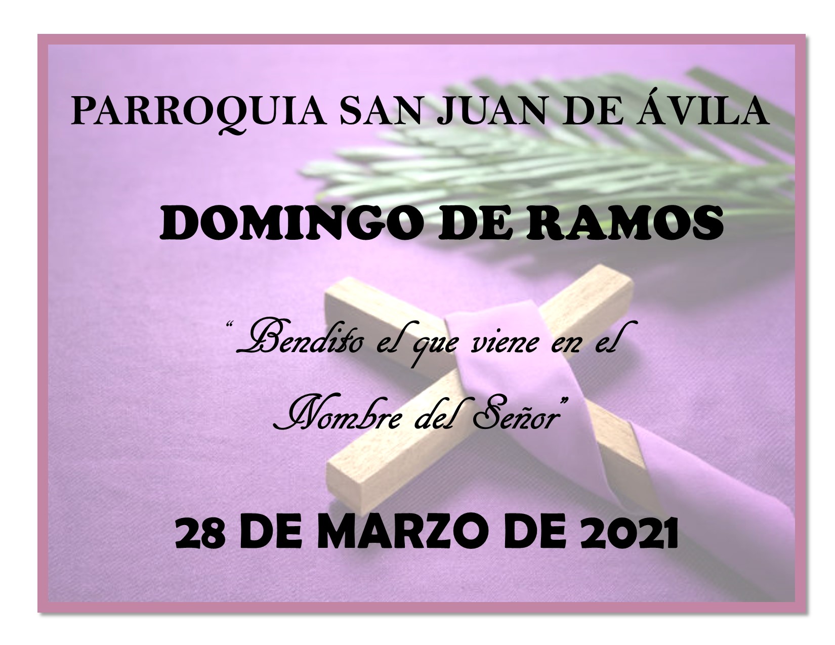 DOMINGO DE RAMOS