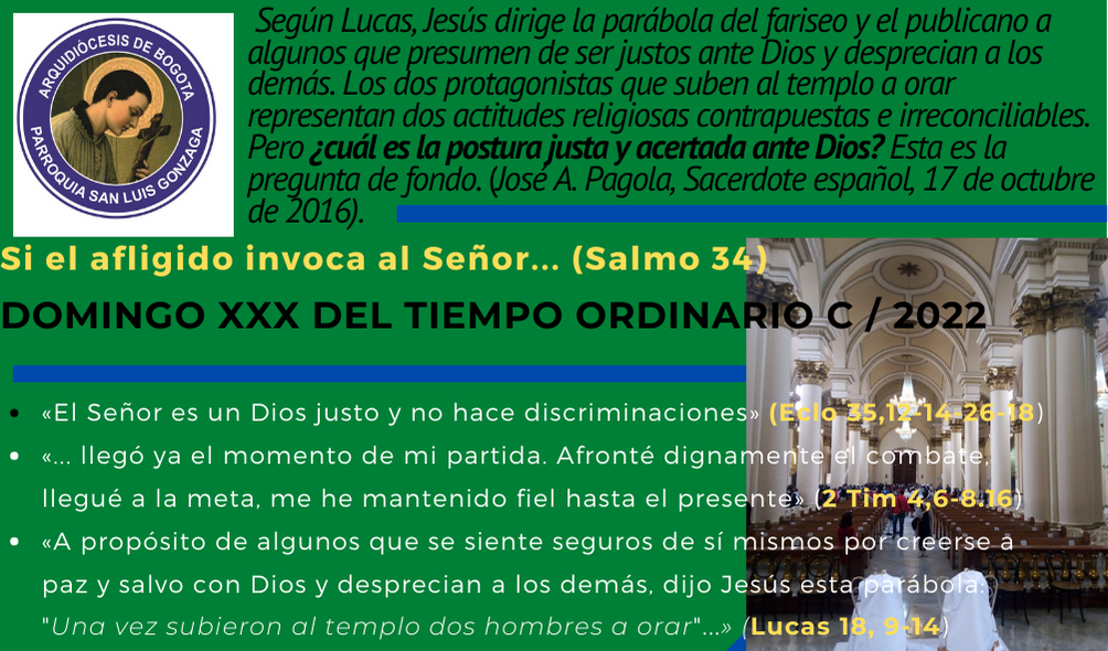 Domingo XXX TOC- 2022 Octubre