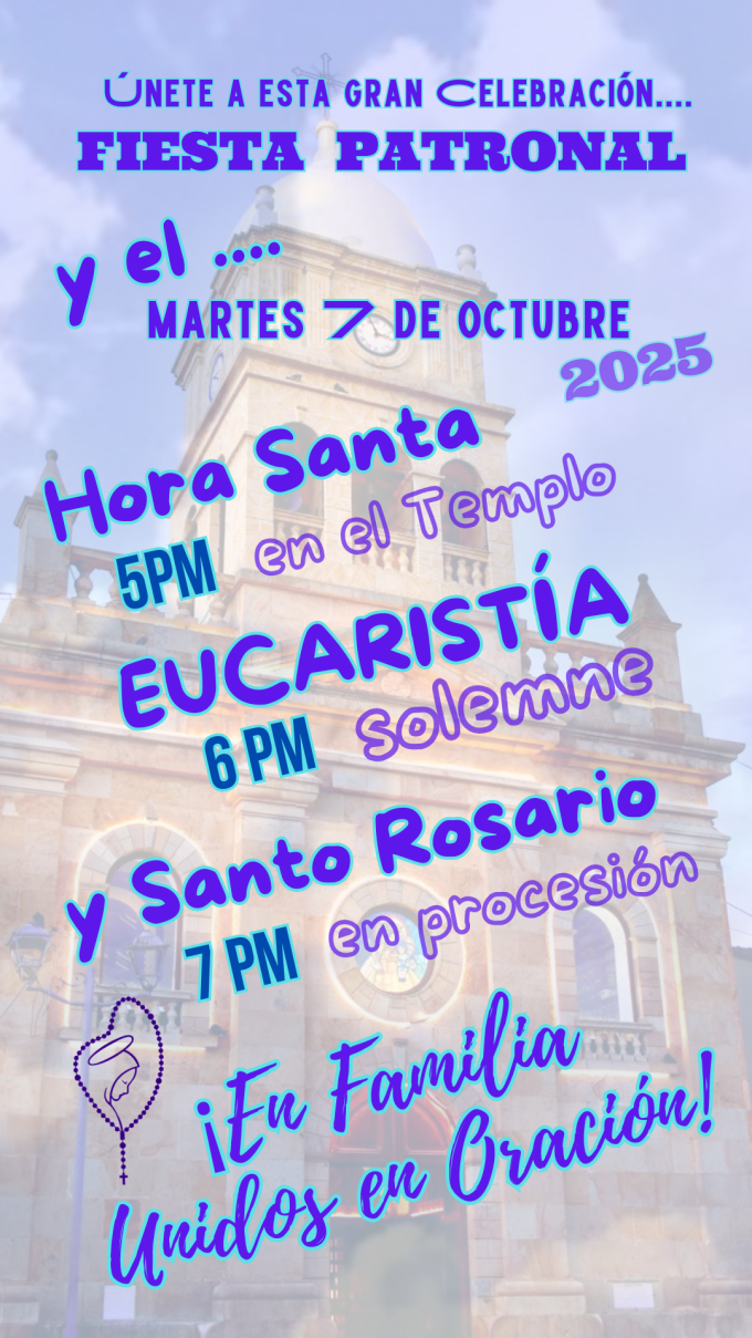 prosario Martes 7 octubre Fiesta patro