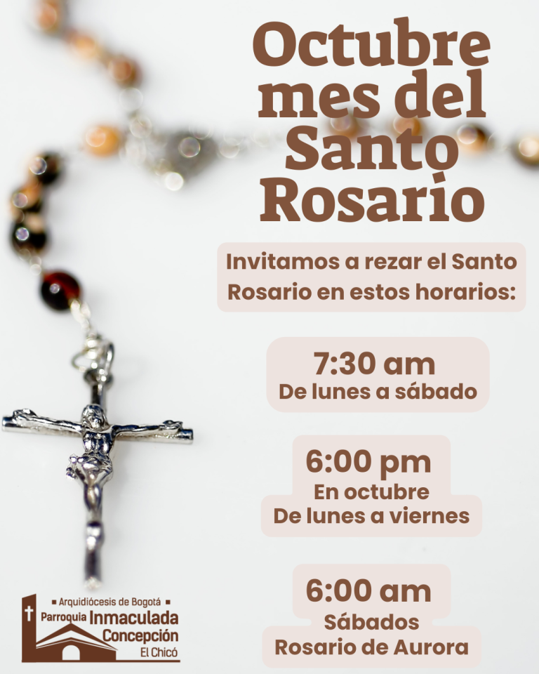 octubre mes del rosario