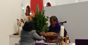 Padre Roberto en su cuadragésimo aniversario de ordenación sacerdotal